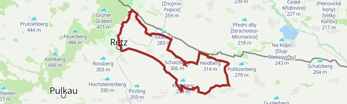 Route map: Weinradroute Chardonnay